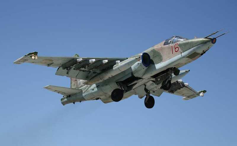 Россия потеряла еще один бомбардировщик Су-25