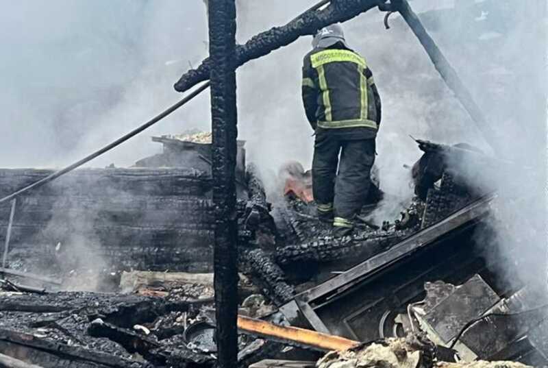 В результате пожара в Московской области погибли пять детей