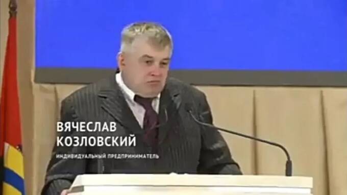 Владелец теплоходов Вячеслав Козловский