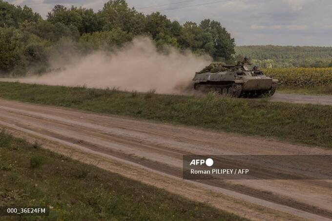 Украинская военная техника с белыми треугольниками замечена на границе с Курской областью