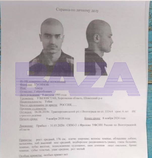 Раскрыты личности террористов, захвативших заложников в волгоградской колонии