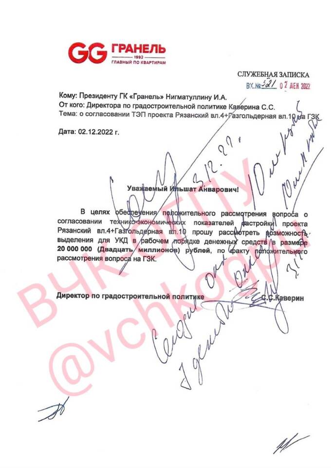 Как ГК Гранель использует черный нал для решения проблем со стройкой