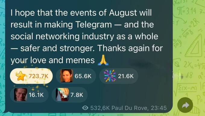 Звезды Telegram принесли Дурову 1,5 миллиона рублей за рекордное время qzeikuiqtxiqzxkmp