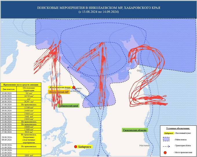 Как прошли поиски пропавшего в Охотском море катамарана