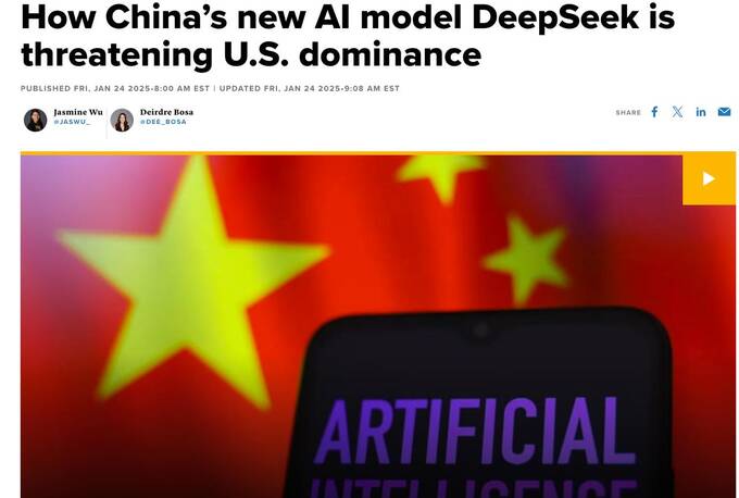 Китайский искусственный интеллект DeepSeek бросает вызов американским конкурентам xxiqhqiqhzihzkmp