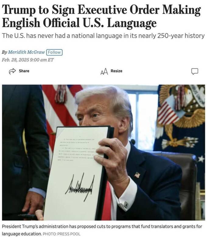 Трамп объявит английский официальным языком США qdqitxidqditukmp