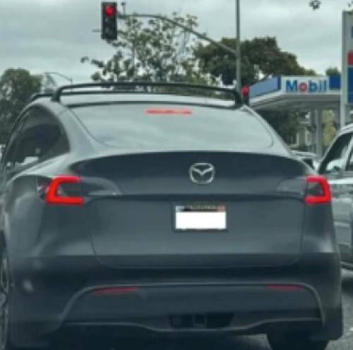 Владельцы Tesla в США массово меняют логотипы на машинах