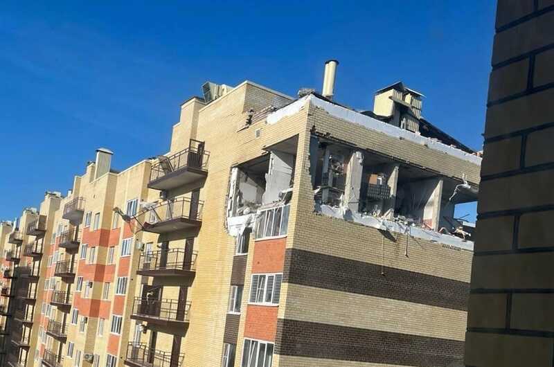 Появилось видео квартиры, разрушенной взрывом в Ставрополе